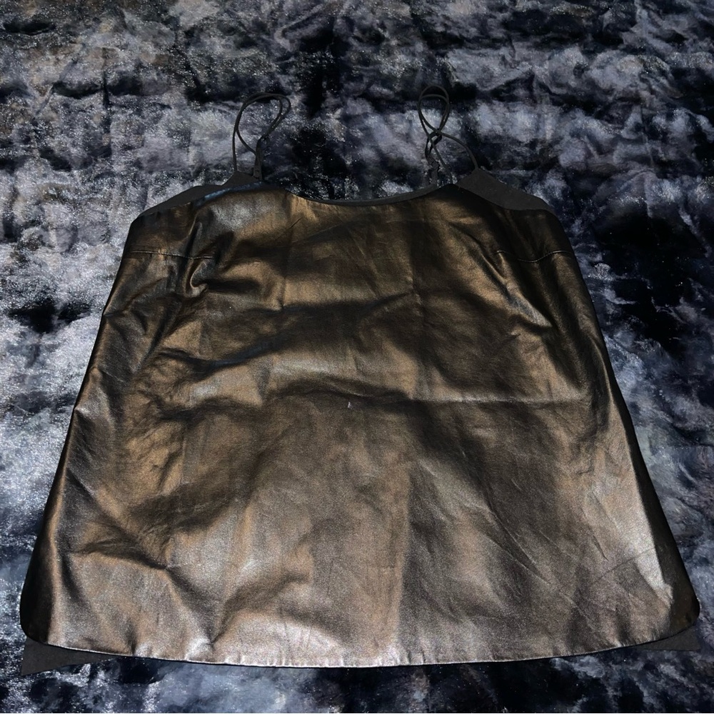 Vince leather top